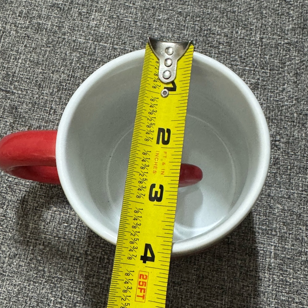 Luxury Mug with Red Handle and Heart inside cup ❗️LAST FEW❗️ - Picture 8 of 8